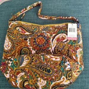 Vera Bradley Quilted Paisley Shoulder Bag - Mustard Multi